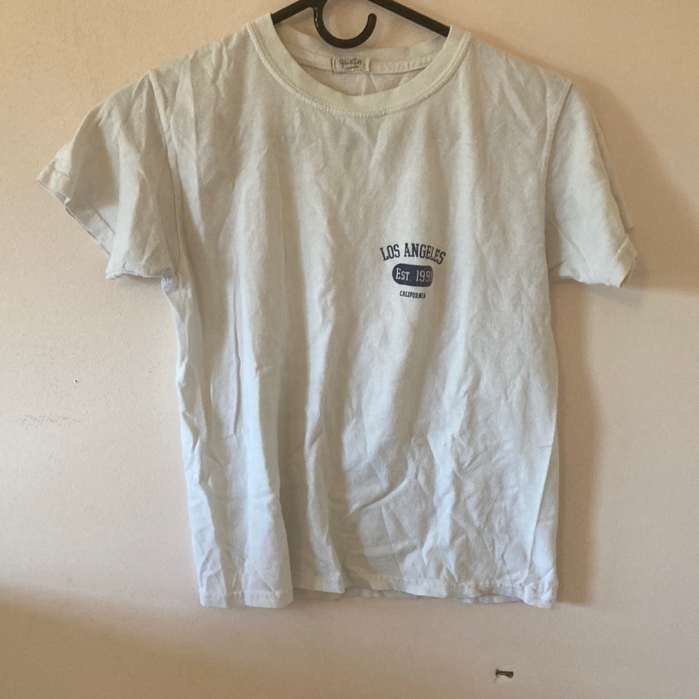 white shirt, brandy Melville